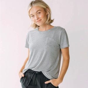 Albion, XS striped tee.